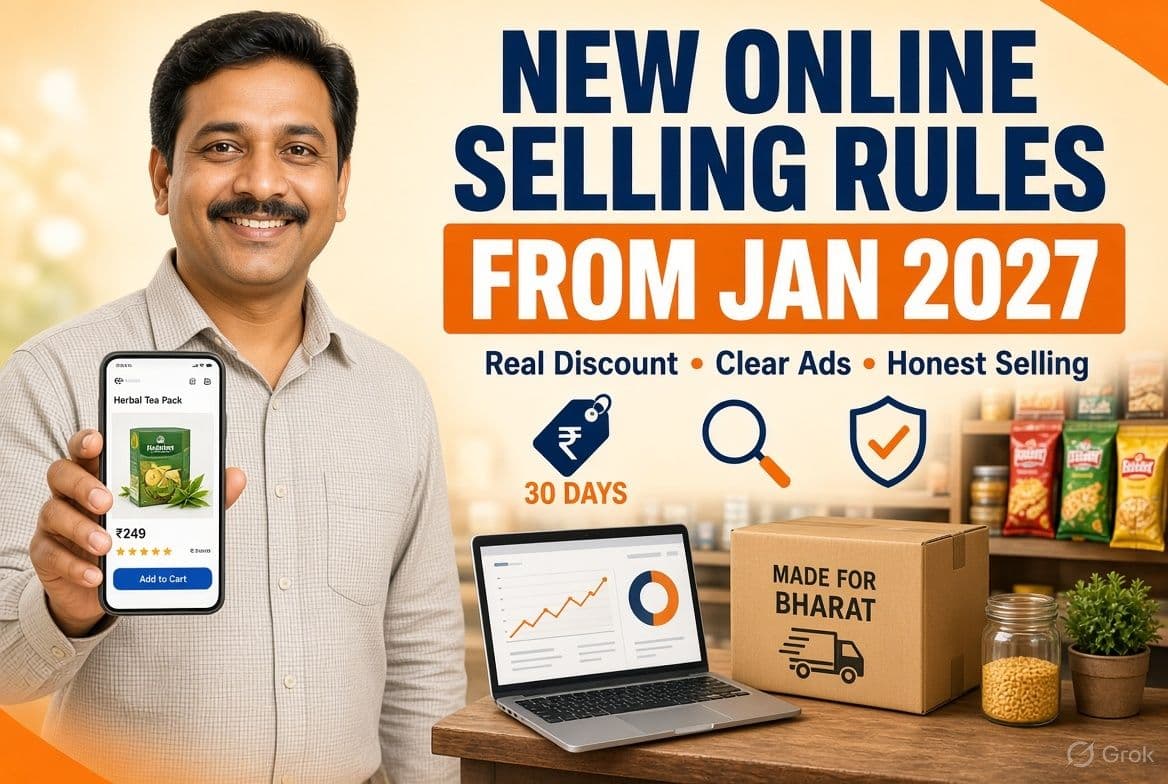 New eCommerce selling rules from January 2027 in India
